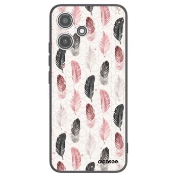 Picasee crna silikonska maskica za Xiaomi Redmi 12 5G - Feather 2