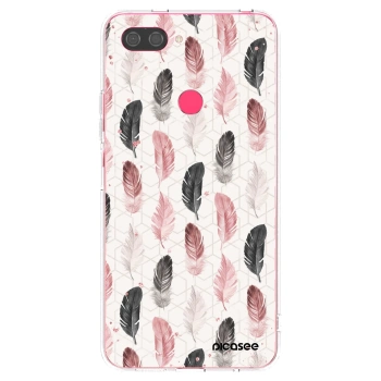 Picasee silikonska prozirna maskica za Xiaomi Mi 8 Lite - Feather 2