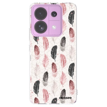 Picasee silikonska prozirna maskica za Xiaomi Redmi Note 13 Pro 5G - Feather 2