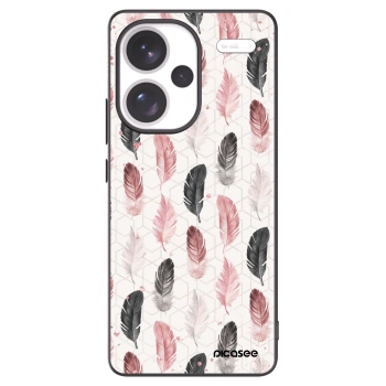 Picasee crna silikonska maskica za Xiaomi Redmi Note 13 Pro+ 5G - Feather 2
