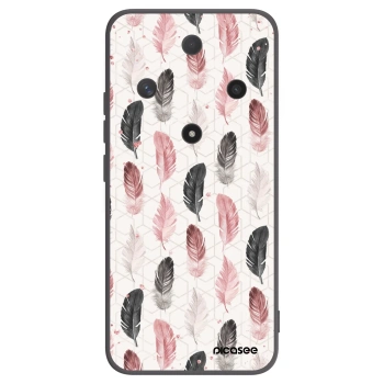 Picasee crna silikonska maskica za Honor Magic6 Lite 5G - Feather 2
