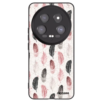 Picasee crna silikonska maskica za Xiaomi 14 Ultra - Feather 2