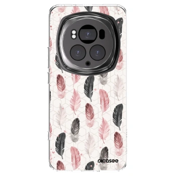 Picasee silikonska prozirna maskica za Honor Magic6 Pro - Feather 2