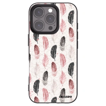 Picasee crna silikonska maskica za Apple iPhone 16 Pro - Feather 2