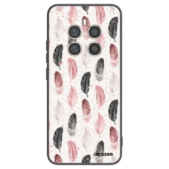 Picasee crna silikonska maskica za Realme 12 Pro 5G - Feather 2