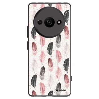 Picasee crna silikonska maskica za Xiaomi Redmi A3 - Feather 2