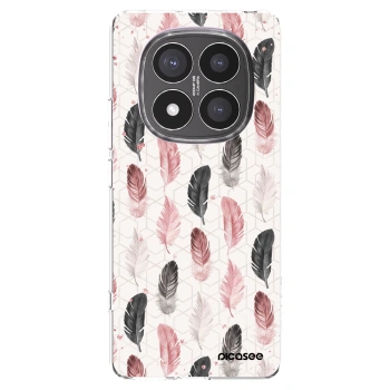 Picasee silikonska prozirna maskica za Xiaomi Redmi Note 14 Pro+ 5G - Feather 2