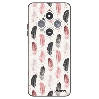 Picasee crna silikonska maskica za Xiaomi Redmi 14C - Feather 2