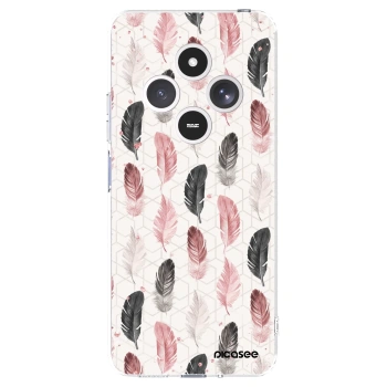 Picasee silikonska prozirna maskica za Xiaomi Redmi 14C - Feather 2