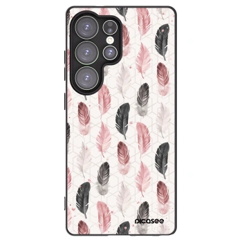 Picasee crna silikonska maskica za Samsung Galaxy S25 Ultra 5G - Feather 2