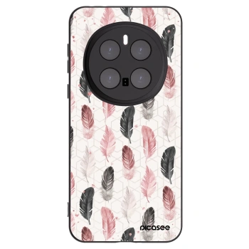 Picasee crna silikonska maskica za Honor Magic7 Pro 5G - Feather 2