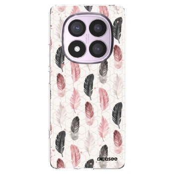 Picasee silikonska prozirna maskica za Xiaomi Redmi Note 14 Pro 4G - Feather 2