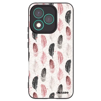 Picasee crna silikonska maskica za Honor 400 Lite 5G - Feather 2