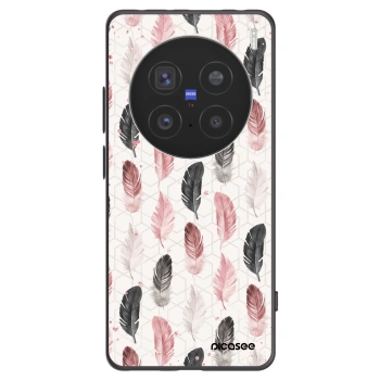 Picasee crna silikonska maskica za Vivo X200 Pro - Feather 2