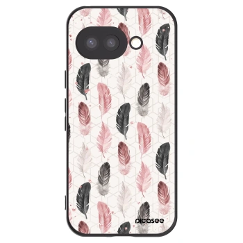 Picasee crna silikonska maskica za Google Pixel 9a - Feather 2
