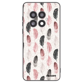 Picasee crna silikonska maskica za OnePlus 13 5G - Feather 2