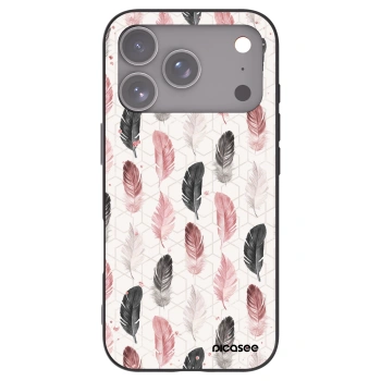 Picasee crna silikonska maskica za Apple iPhone 17 Pro - Feather 2