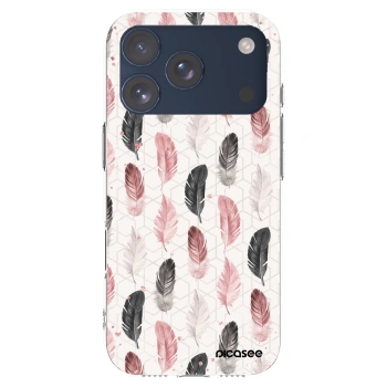Picasee silikonska prozirna maskica za Apple iPhone 17 Pro - Feather 2
