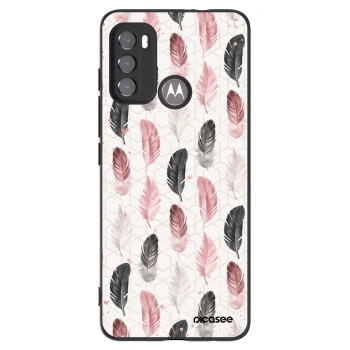 Picasee crna silikonska maskica za Motorola Edge 60 5G - Feather 2