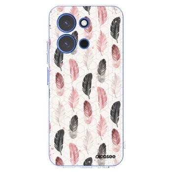 Picasee silikonska prozirna maskica za Xiaomi Redmi 15C 4G - Feather 2