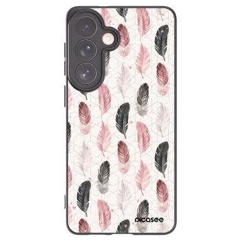 Picasee crna silikonska maskica za Samsung Galaxy S26+ - Feather 2