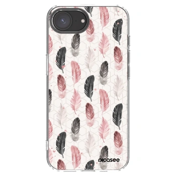 Picasee silikonska prozirna maskica za Apple iPhone 17e - Feather 2