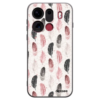 Picasee crna silikonska maskica za OPPO Find X9 Pro - Feather 2