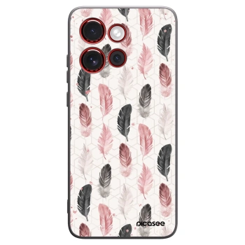Picasee crna silikonska maskica za Motorola Edge 60 Neo 5G - Feather 2