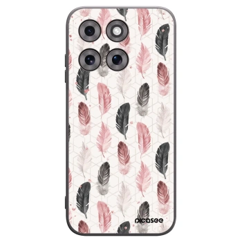 Picasee crna silikonska maskica za Motorola Moto G77 - Feather 2