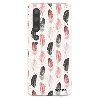 Picasee silikonska prozirna maskica za Xiaomi Mi Note 10 (Pro) - Feather 2