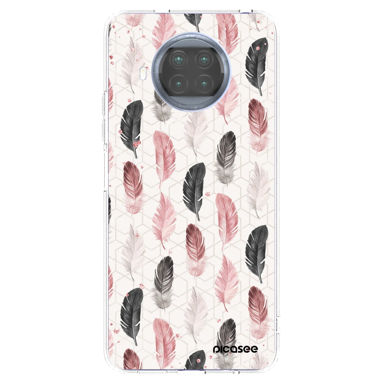 Picasee silikonska prozirna maskica za Xiaomi Mi 10T Lite - Feather 2