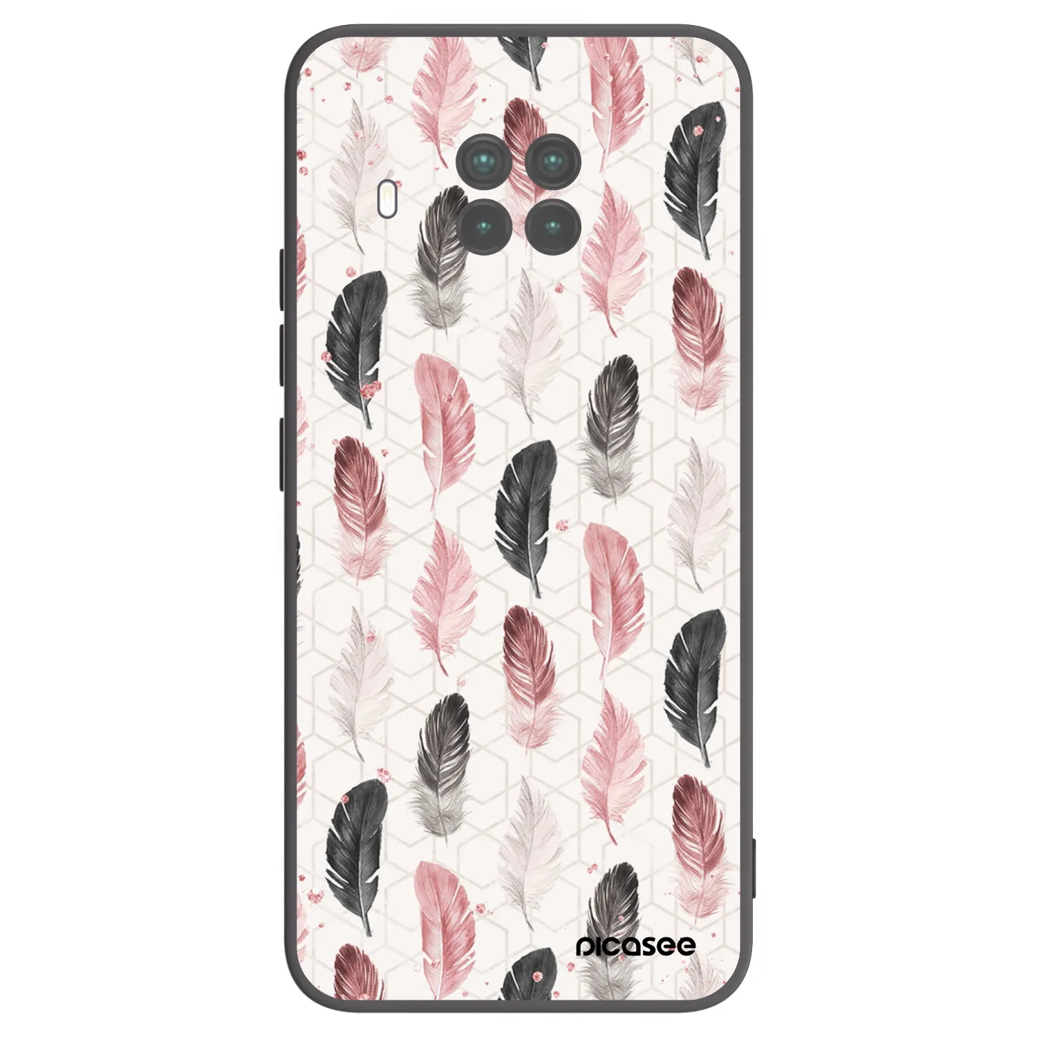 Picasee crna silikonska maskica za Xiaomi Mi 10T Lite - Feather 2