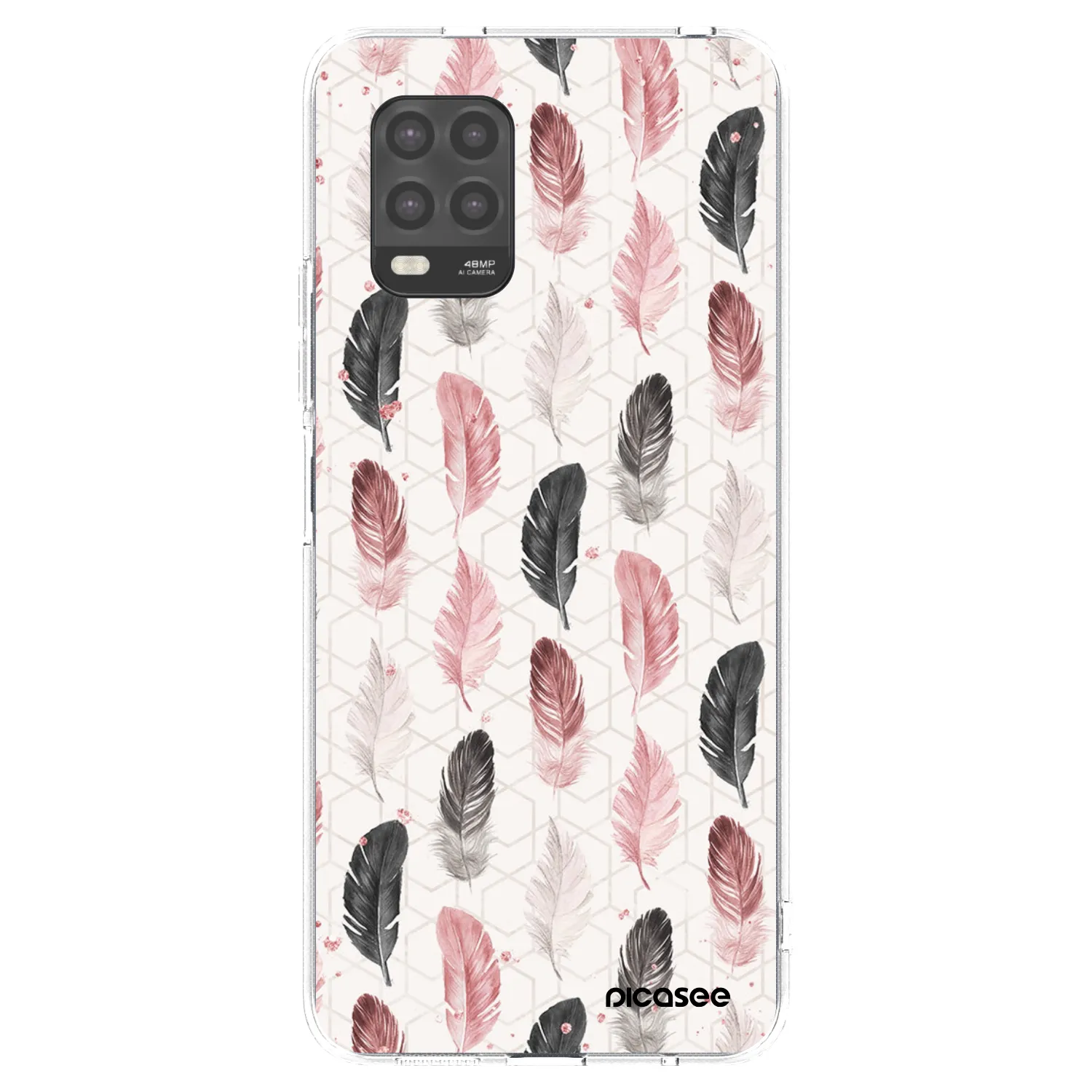 Picasee silikonska prozirna maskica za Xiaomi Mi 10 Lite - Feather 2