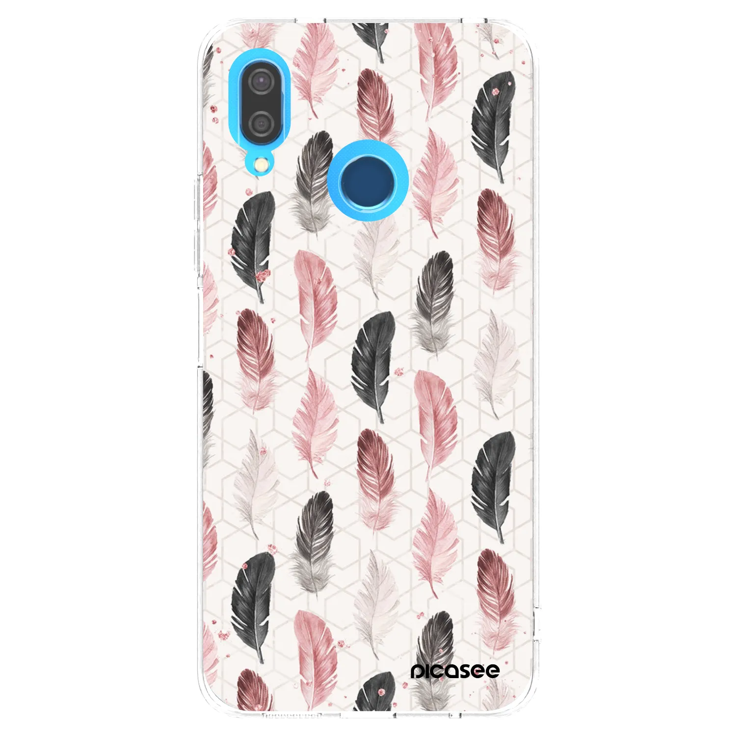 Picasee silikonska prozirna maskica za Huawei P20 Lite - Feather 2