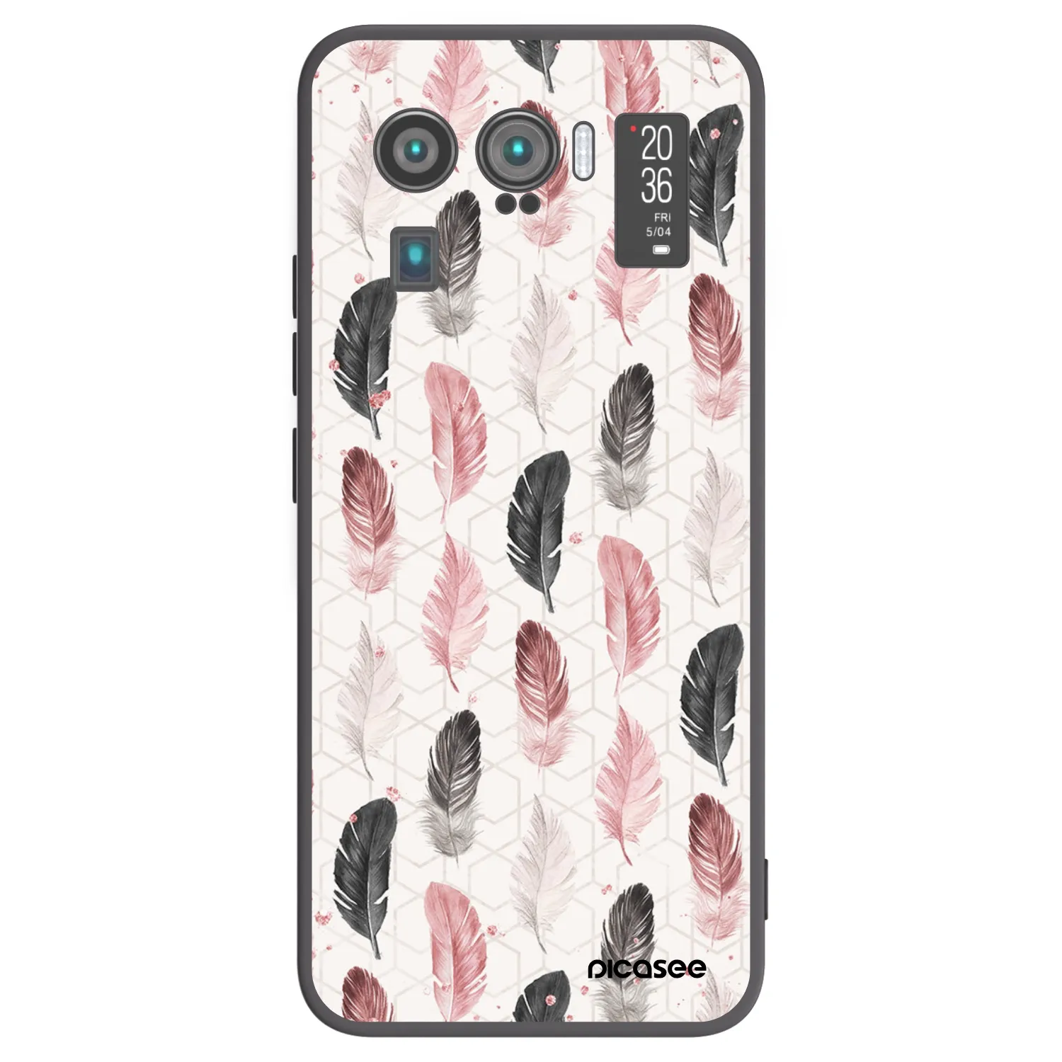 Picasee crna silikonska maskica za Xiaomi Mi 11 Ultra - Feather 2