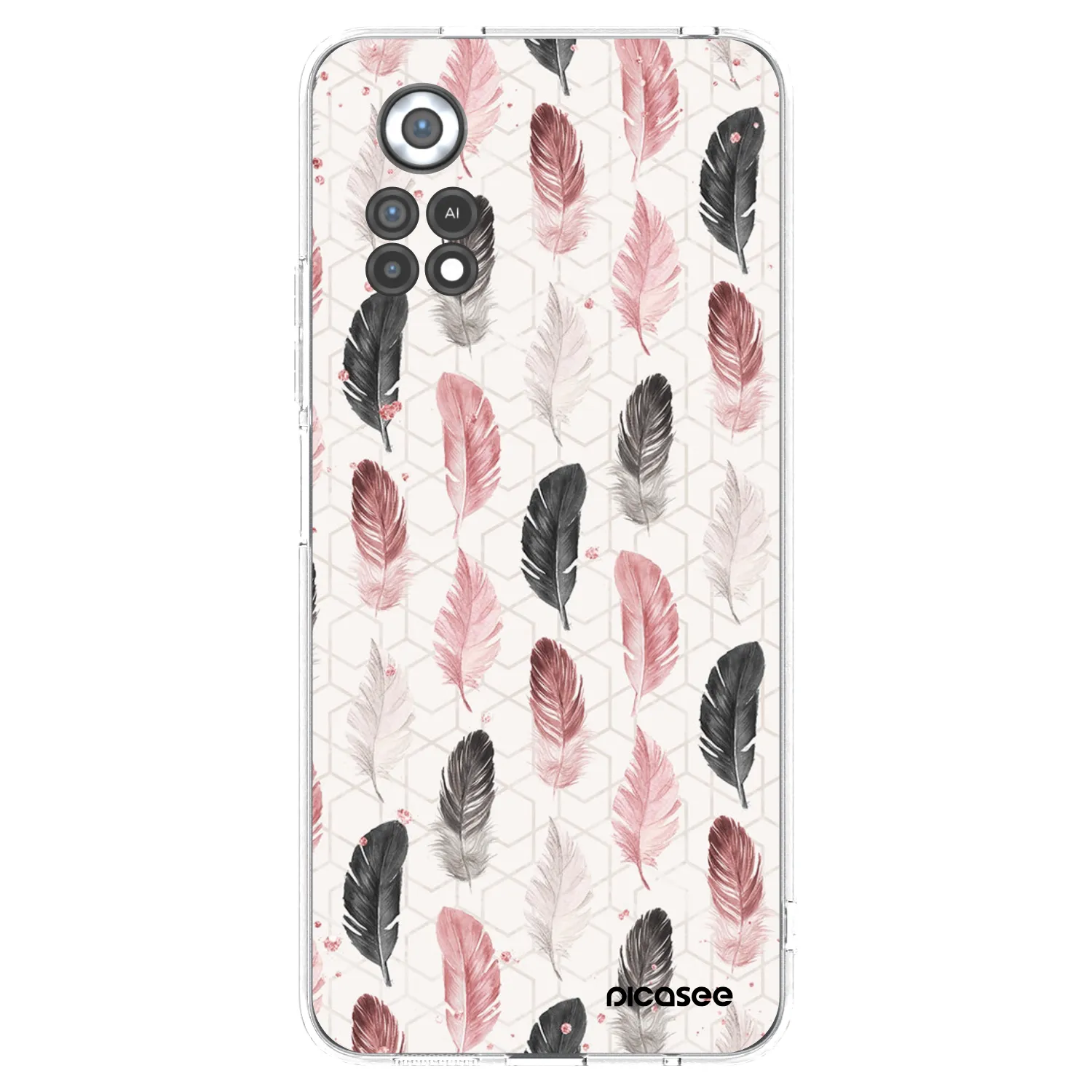 Picasee silikonska prozirna maskica za Xiaomi Poco X4 Pro 5G - Feather 2