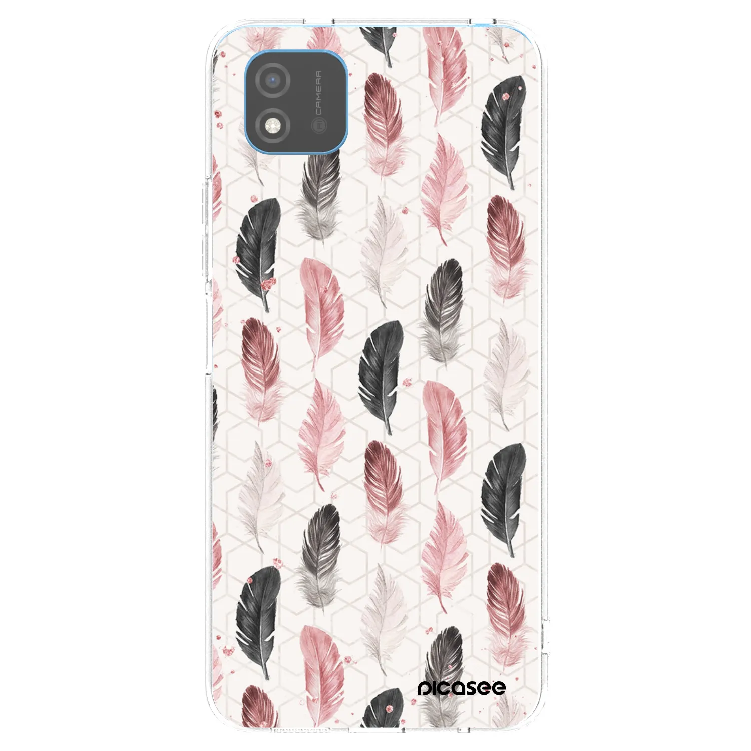 Picasee silikonska prozirna maskica za Realme C11 (2021) - Feather 2