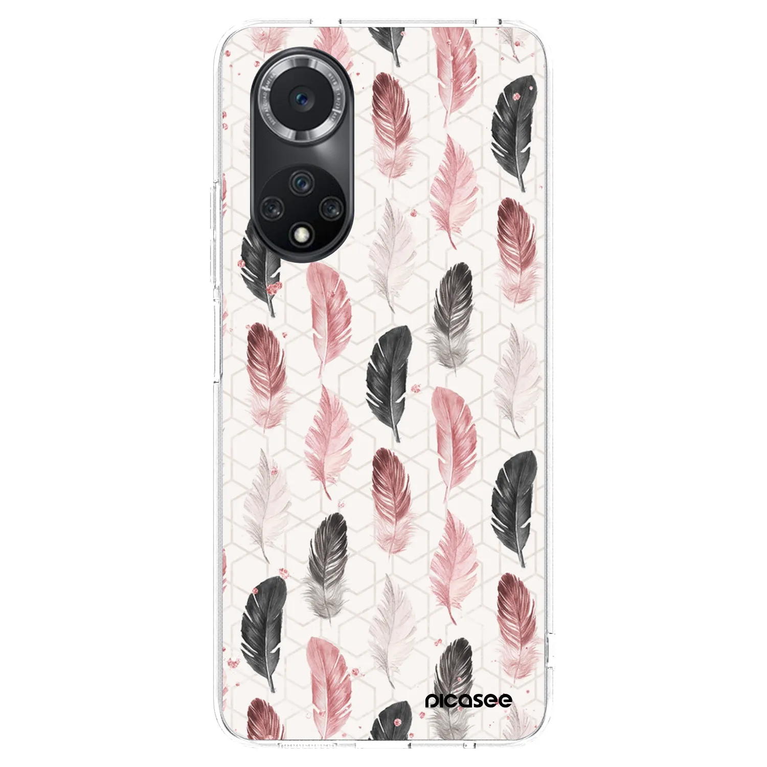Picasee silikonska prozirna maskica za Huawei Nova 9 SE - Feather 2