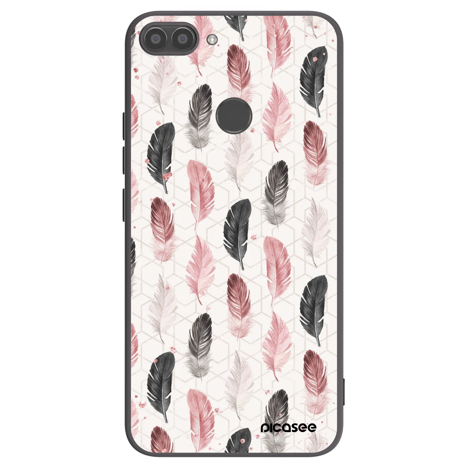 Picasee crna silikonska maskica za Huawei P Smart - Feather 2