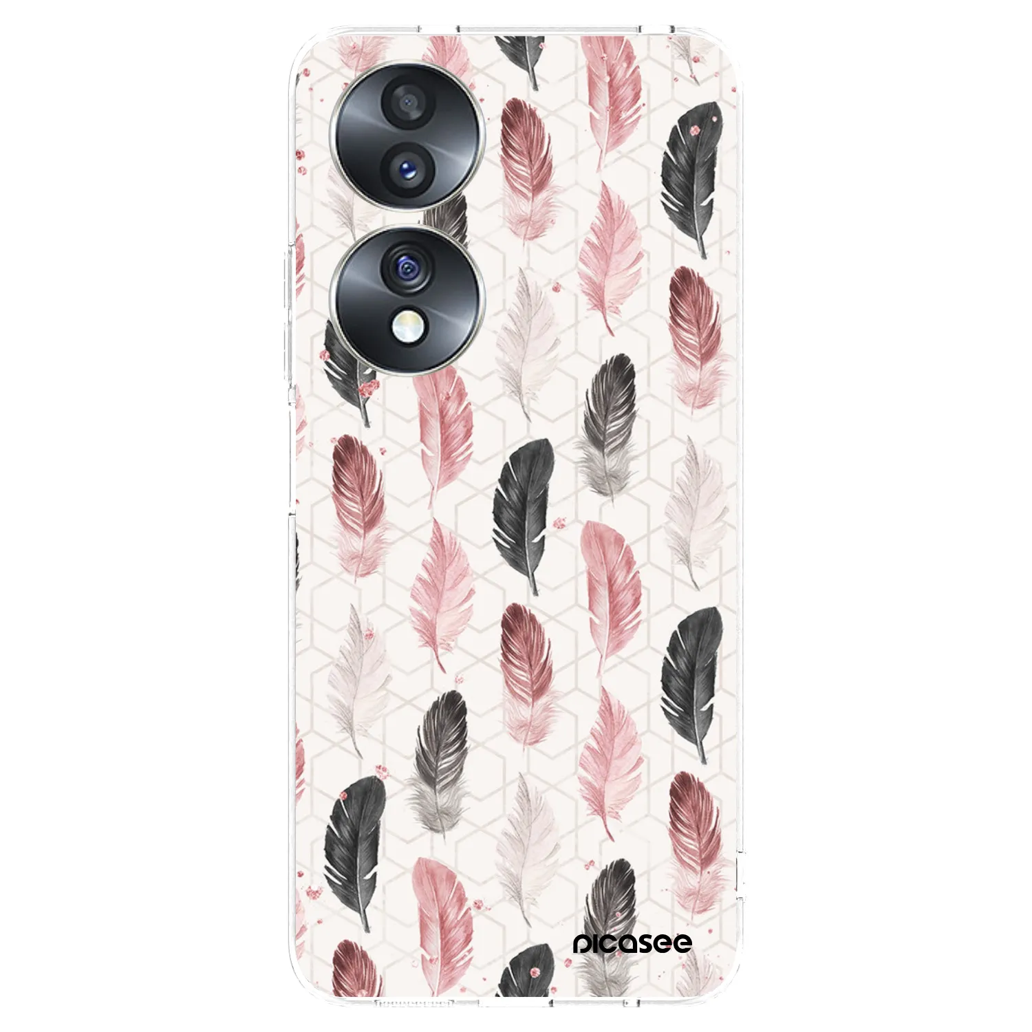 Picasee silikonska prozirna maskica za Honor 70 - Feather 2