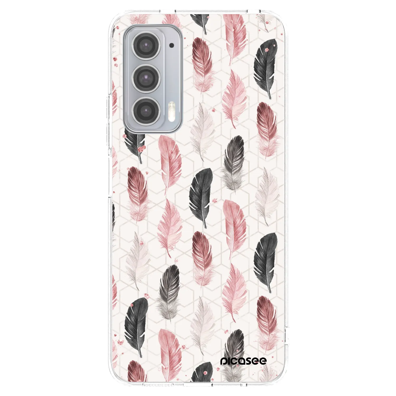 Picasee silikonska prozirna maskica za Motorola Edge 20 - Feather 2