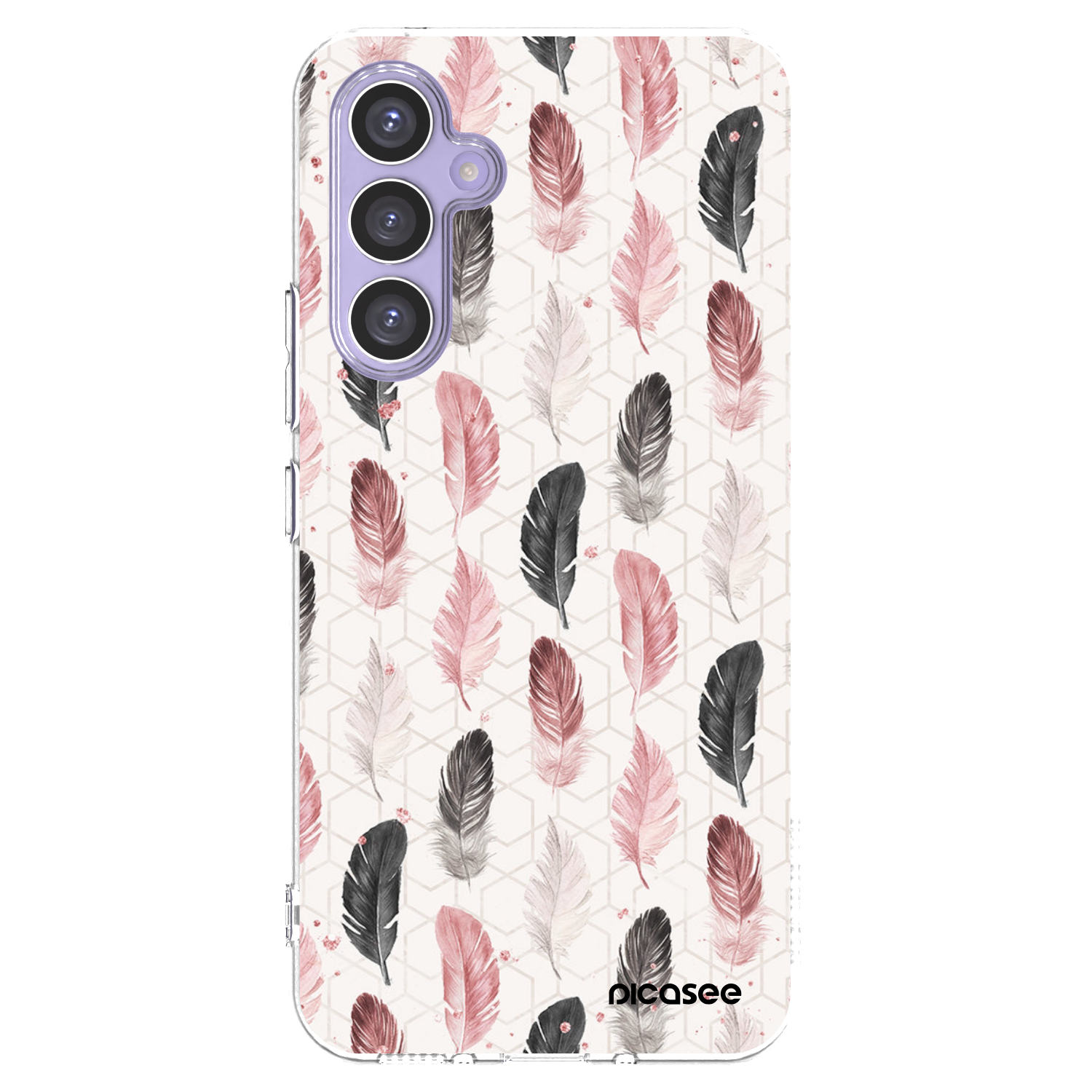 Picasee silikonska prozirna maskica za Samsung Galaxy A54 5G A546B - Feather 2