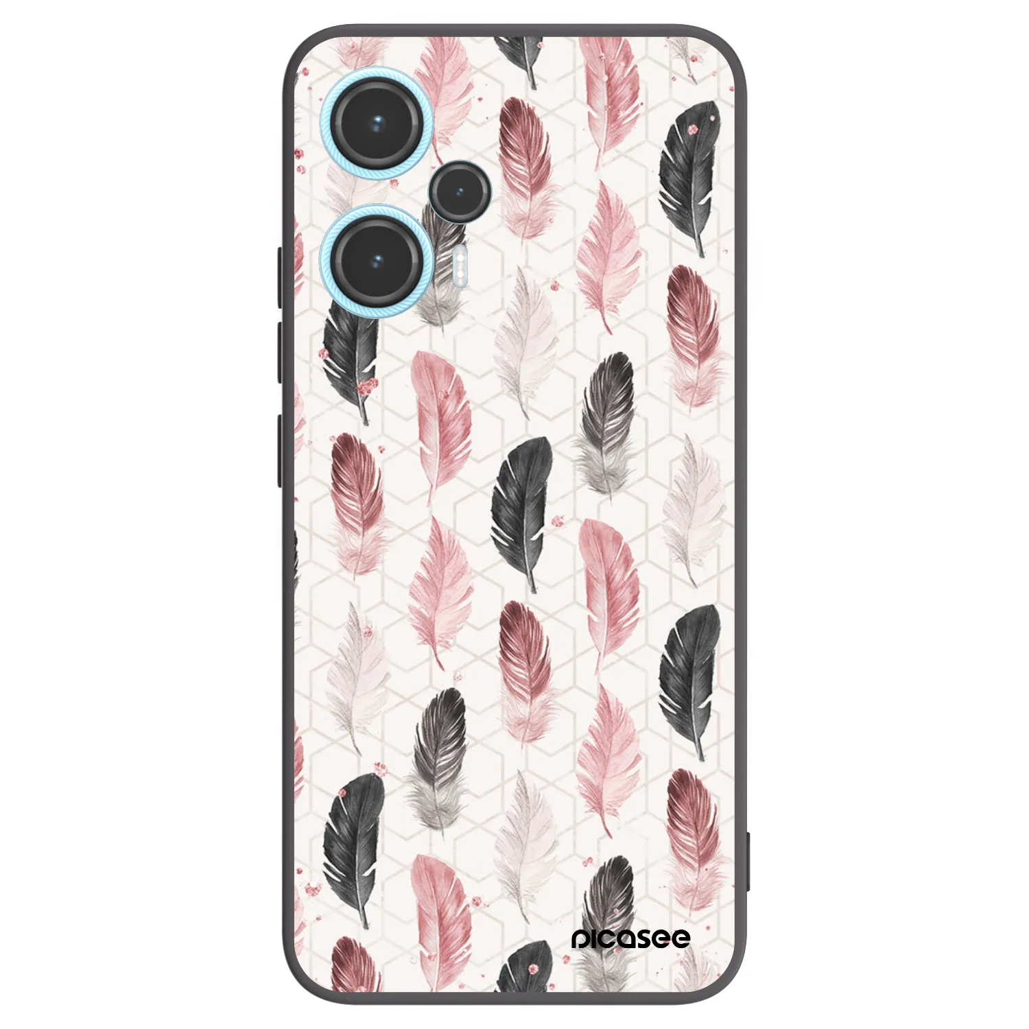 Picasee crna silikonska maskica za Xiaomi Poco F5 - Feather 2