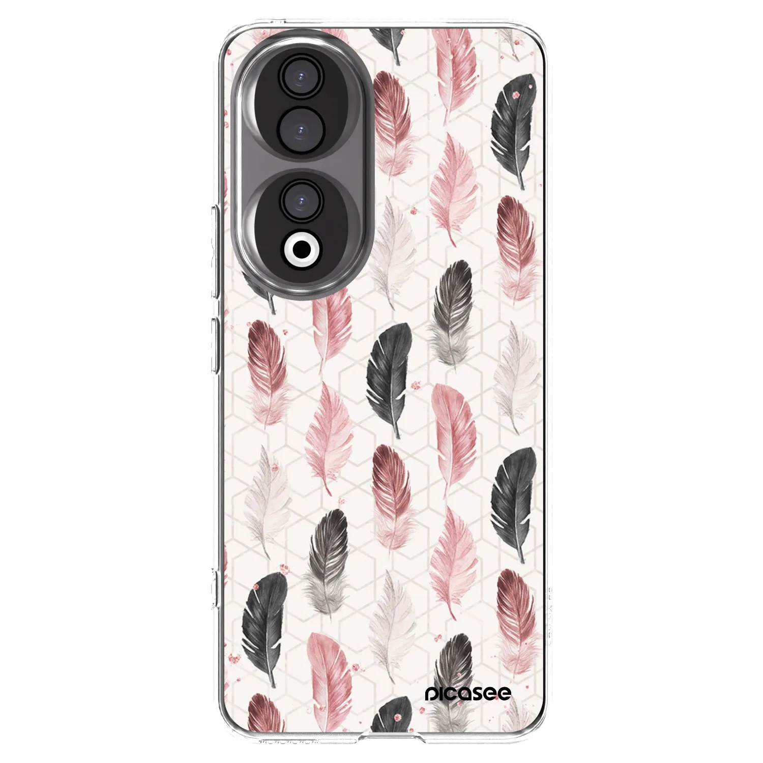 Picasee silikonska prozirna maskica za Honor 90 5G - Feather 2