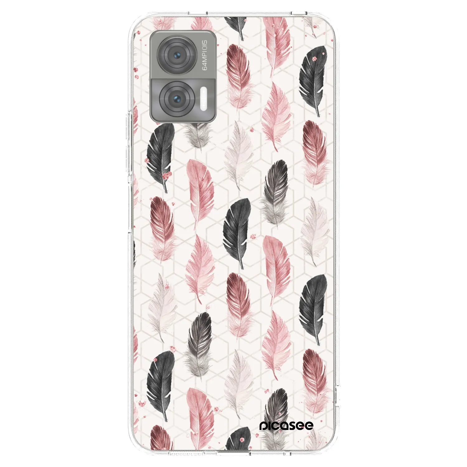 Picasee silikonska prozirna maskica za Motorola Edge 30 Neo - Feather 2