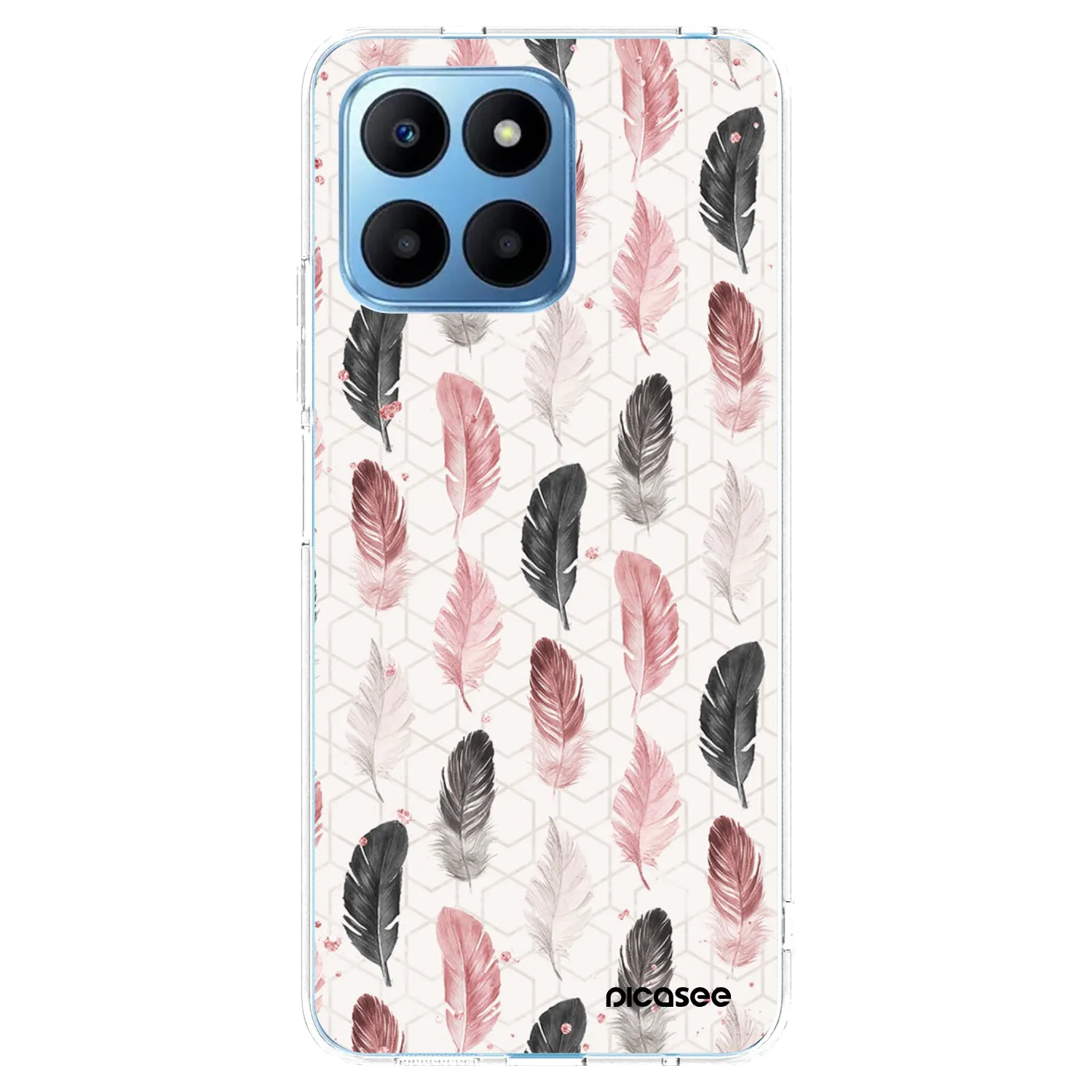 Picasee silikonska prozirna maskica za Honor 70 Lite - Feather 2