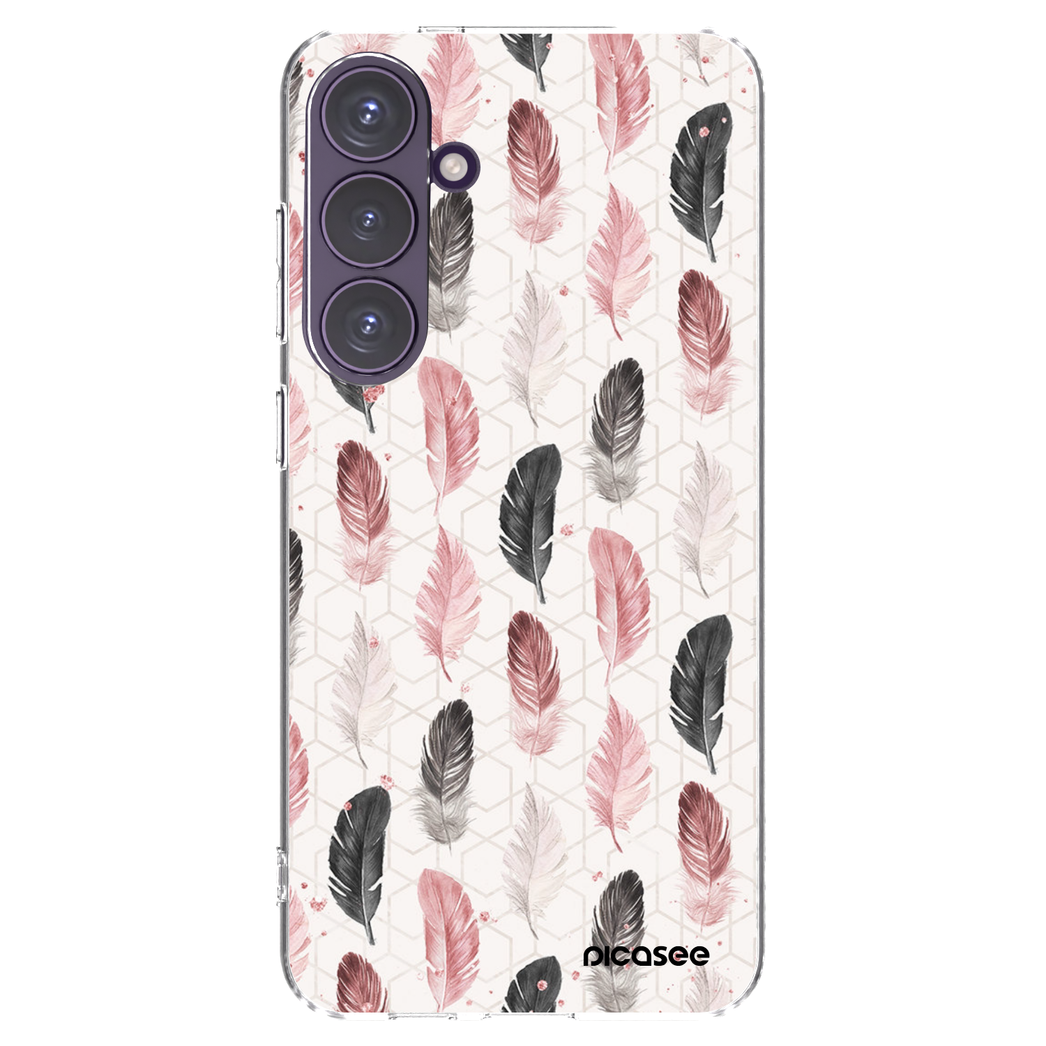 Picasee silikonska prozirna maskica za Samsung Galaxy S24+ S926B 5G - Feather 2