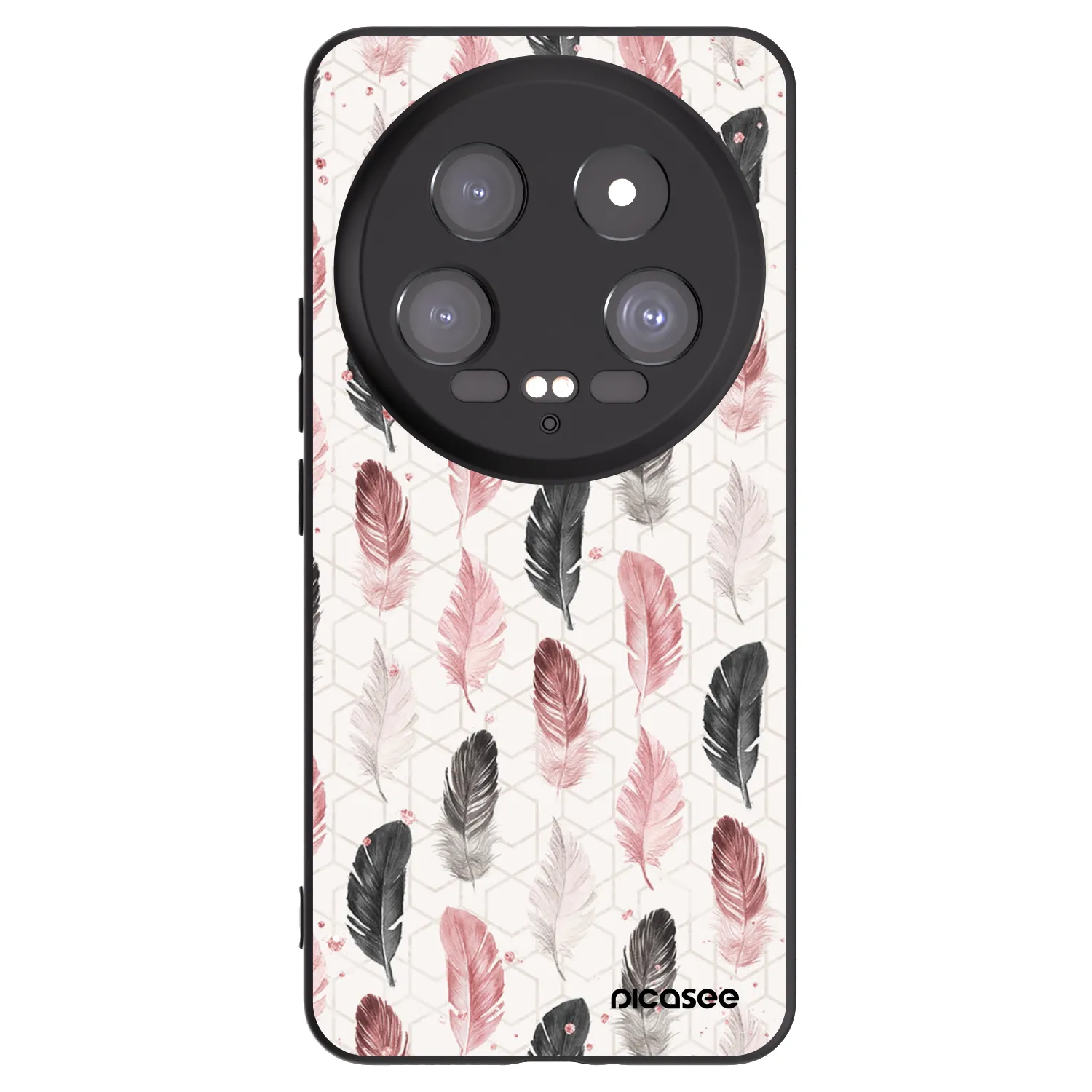 Picasee crna silikonska maskica za Xiaomi 14 Ultra - Feather 2