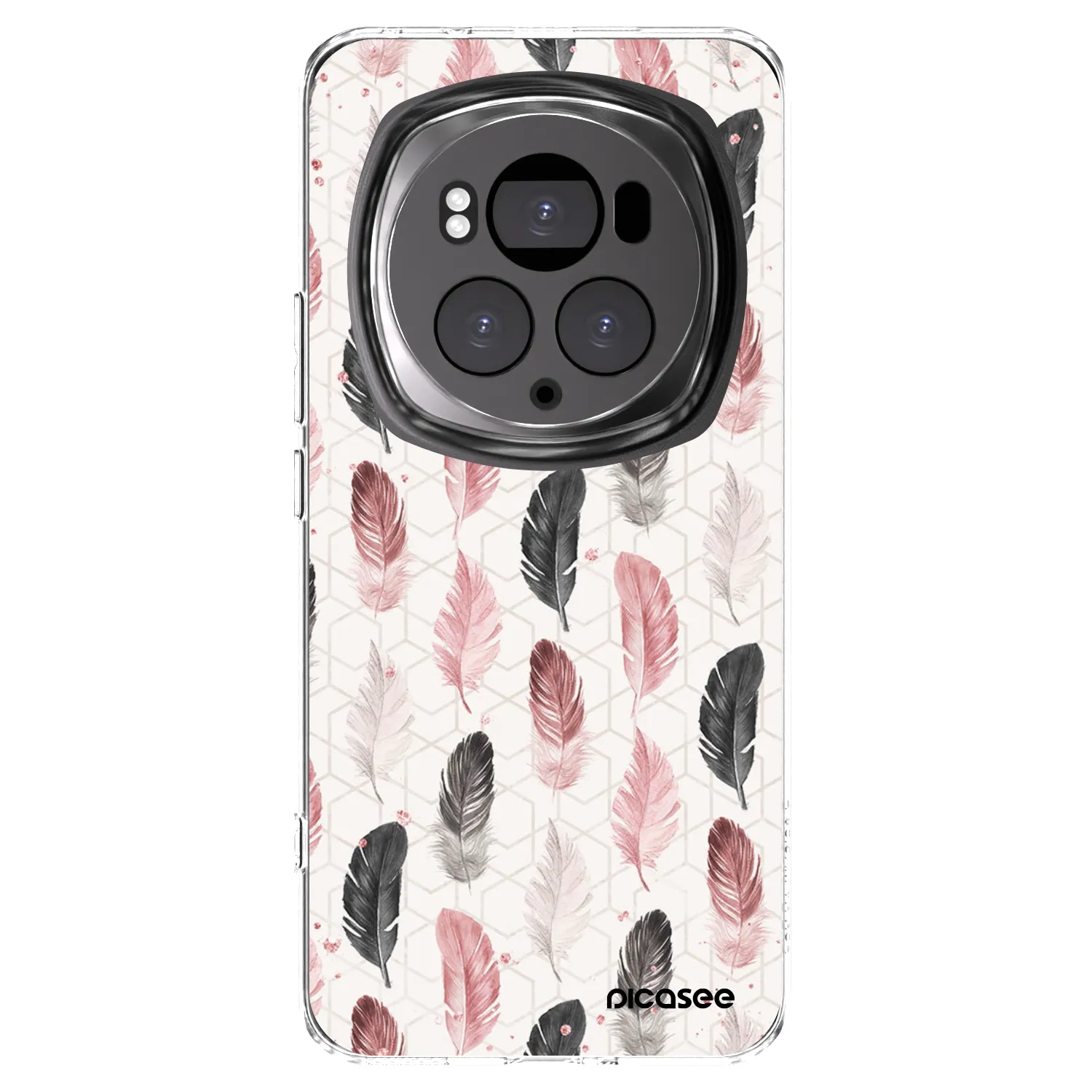 Picasee silikonska prozirna maskica za Honor Magic6 Pro - Feather 2