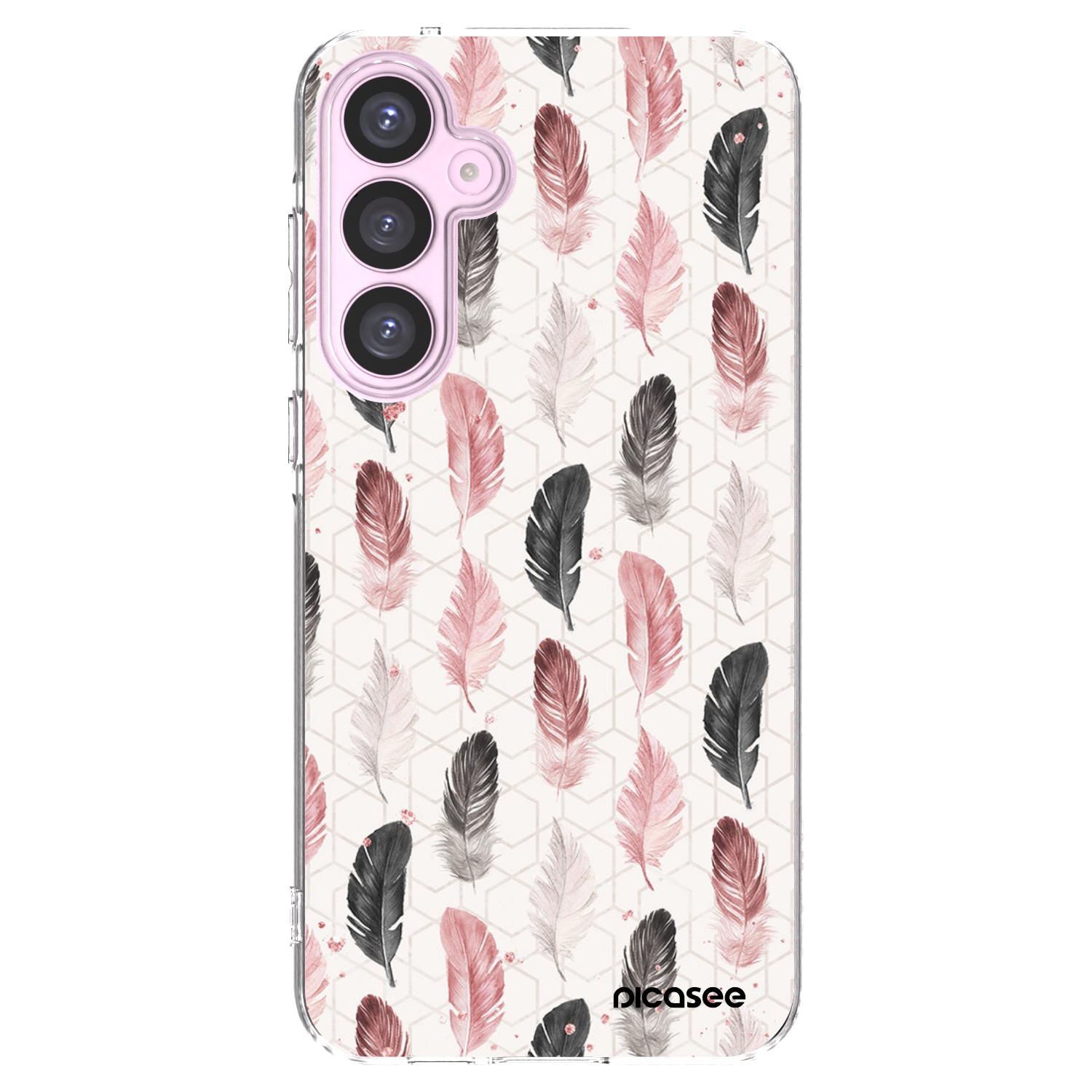 Picasee silikonska prozirna maskica za Samsung Galaxy A55 5G A556B - Feather 2